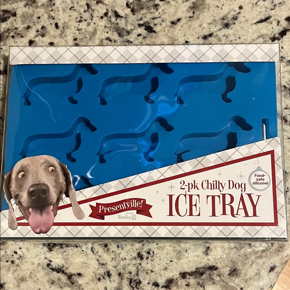 Wembley Chilly Dog Ice Tray - Blue